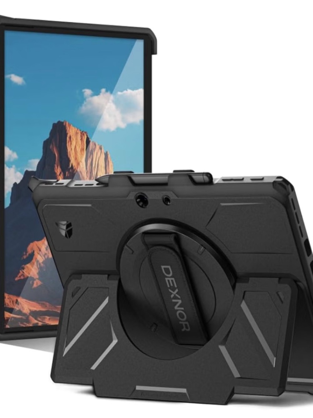 DEXNOR Rugged Rotating Tablet Case in Black for Surface Pro 12th Edition 13”